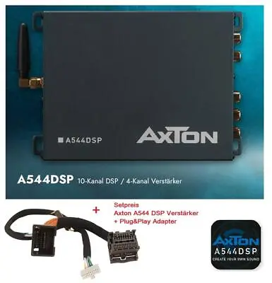 Axton A544DSP Amplifier Dsp With Plug -and-play Adapter Compatible VW Volvo • $268.31