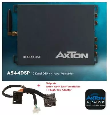 AXTON A544DSP Amplifier DSP With Plug & Play Adapter Compatible With VW Volvo  • $264.85