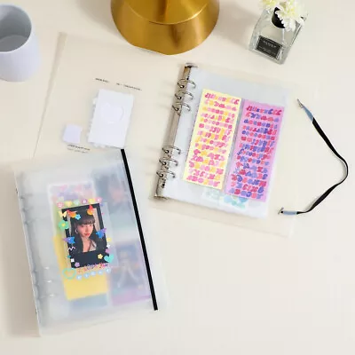 Kpop Photocard Holder Loose-Leaf Album 3 Inch Waterproof Photo Binder Students • £7.06