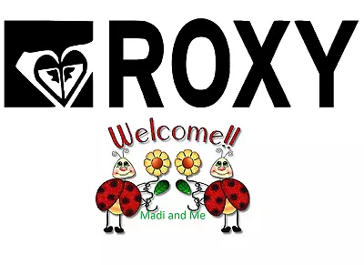 1 X Roxy Long Logo Iron On Decal Surf Street Surfboard Smart • $9.49