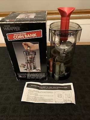 Vintage MAGNIF Motorized Coin Bank Sorter 1994 -money Wrap - Original Box • $44.99