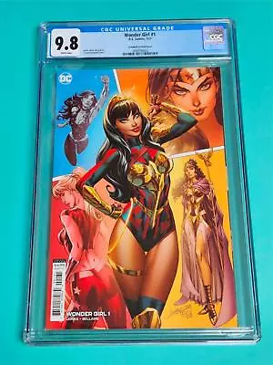 CGC 9.8 MINT~ DC ~ 2021 ~ WONDER GIRL #1 ~ J. Scott Campbell Variation • $59.99