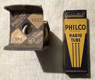 1ea Vintage Philco 14X7 Vacuum Tube. NOS New In Box. Made In USA. • $4