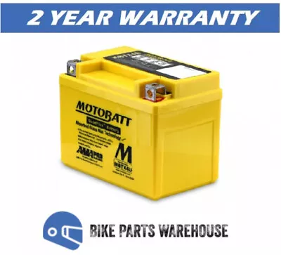 Yamaha YQ 100 AEROX 2001 MBTX4U AGM Premium Motobatt Battery • £28.99