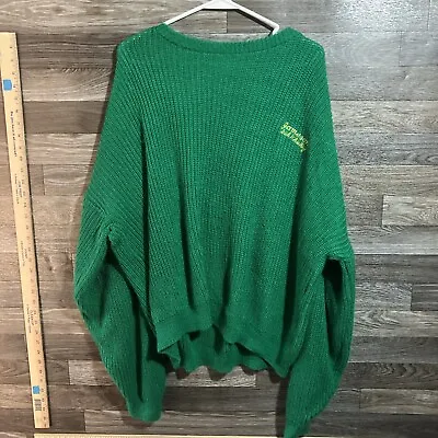 Super Rare Vtg Bay Trading Co Jameson Irish Whiskey Green Knit Sweater Size L • $68