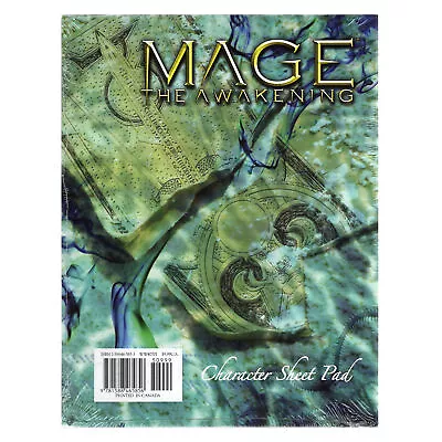 Mage: The Awakening Character Sheet Pad - World Of Darkness White Wolf THG • $3.49