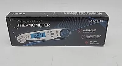 Kizen Digital Waterproof Instant Read Meat Thermometer - Jet Black • $12.49