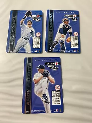 MLB Showdown 2000 3-pack NYY Paul O'Neill Jorge Posada Andy Pettitte • $1