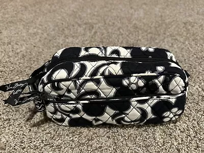 Vera Bradley Night And Day Cosmetic Makeup Bag Lined • $9.99