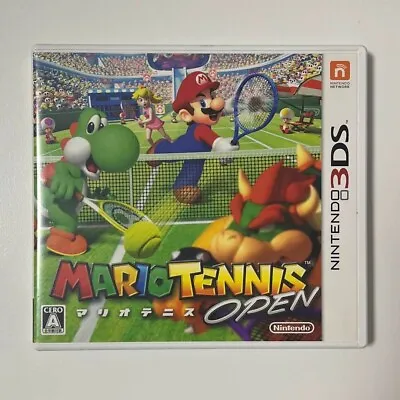 Mario Tennis Open Nintendo 3DS Japanese Ver Tested • $40.62