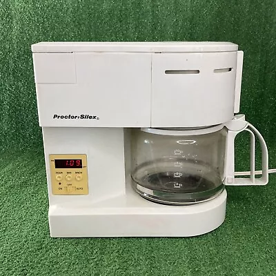 Proctor Silex SpaceMaker 12-Cup Coffee Maker Under-Counter - Working! See Video • $69.87
