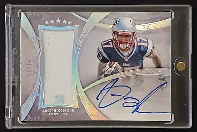 /25 Platinum 2013 Topps Five Star Aaron Dobson 117 RPA Jumbo Patch Auto RC Thick • $9.99