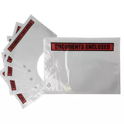 A5 Printed Documents Enclosed Pouches (165x225mm) Postal Wallets Shipping Labels • £3.80