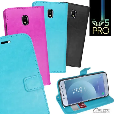 Wallet Flip Card Slot Stand Case Cover For Samsung Galaxy J5 Pro • $7.99