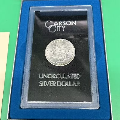 183 Carson City CC Uncirculated GSA Hoard Silver Dollar • $305