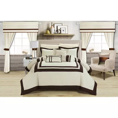 Bertran 20-Pc Master Bedroom Set & Comforter - Color Block Design • $73.68