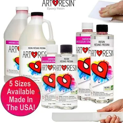 ARTRESIN 2 Part Kit Art Resin Epoxy High Gloss Ultra Clear Coat Casting 1:1 New • $14.95