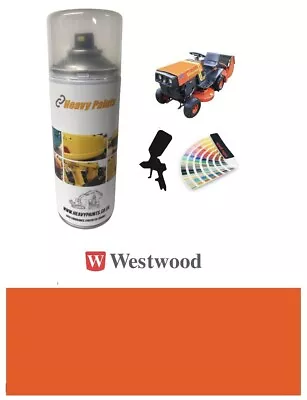 Westwood Lawn Mower Red Orange Paint 400ml Aerosol • £22.99