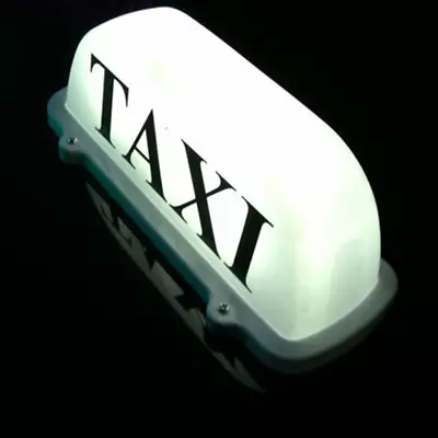 $26.99 • Buy 12V Magnetic Waterproof Taxi Cab Roof Top Illuminated Sign Car White Led Light