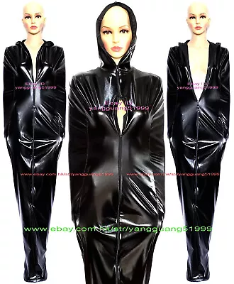 Unisex Mummy Suit Costumes Body Bags 16 Color Shiny Bodysuit Sleeping Bag G119 • £25.49