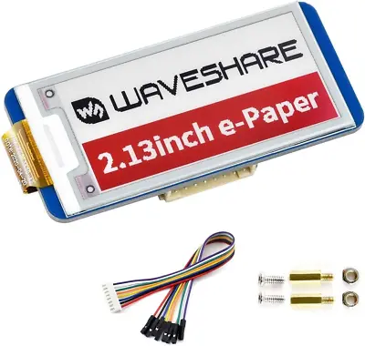 Waveshare 2.13inch E-Ink Display HAT For Raspberry Pi 4B/3B+/3B/2B/Zero/Zero ... • $31.22