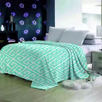 Neat Transformation Basic Lines 3D Warm Plush Fleece Blanket Picnic Sofa Couch • $56.05