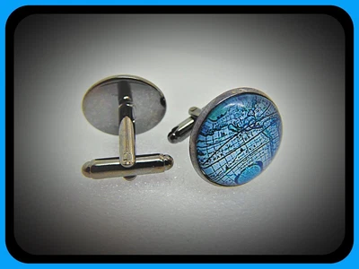 £2.75 • Buy World Map Cufflinks,Globe,Gift Idea,Unisex,French Shirt,Novelty,Fun,Button
