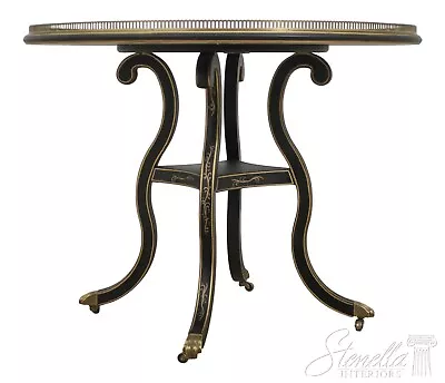$1895 • Buy L56127EC: EJ VICTOR Regency Eglomise Mirror Top Center Table