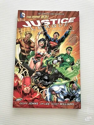 $29.99 • Buy Justice League Volume 1 Origin Trade Paperback DC - Geoff Johns Jim Lee