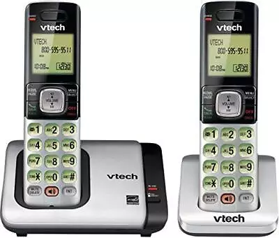 VTech CS6719-2 2-Handset Expandable Cordless Phone With 2 Handsets Silver • $31.10