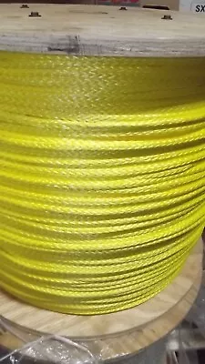 5/16  (8mm) X 150' HMPE Winch Line Synthetic Rigging Rope 12-Strand Braid USA • $180