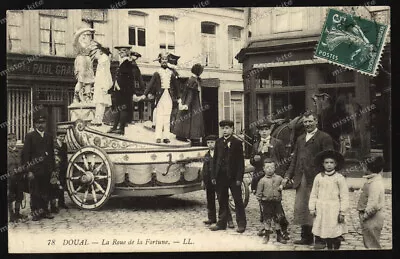 Douai-la Roue De La Fortune-um 1900-Nord-Pas-de-Calais-France • £30.83