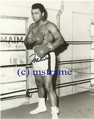 $19.95 • Buy Muhammad Ali Signed Boxing Photo 8 X 12 Inches The Greatest World Champion