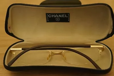 £35 • Buy Chanel Ladies Half Rim Frame Gold  52-19-135