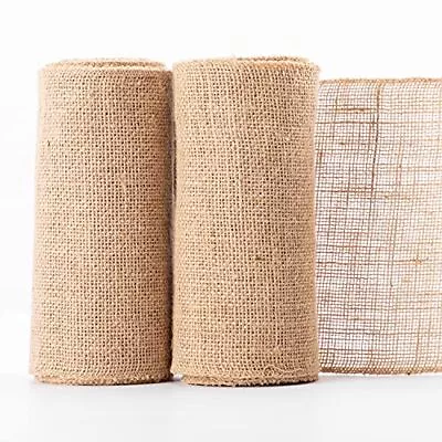 2 Pack Natural Burlap Fabric Tree Protector Wraps7.8  Wide X 118  Long Winterpro • $15.58