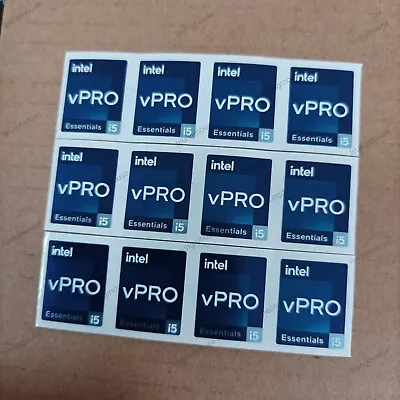 Intel CORE I5 VPRO Essentials STICKER 18MM X 23MM ( 12 PCS Per Lot ) • $12