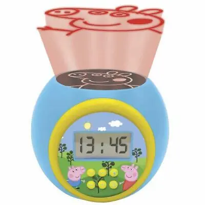 £24.89 • Buy Lexibook Peppa Pig Childrens Projector Clock Alarm Timer & Snooze RL977PP