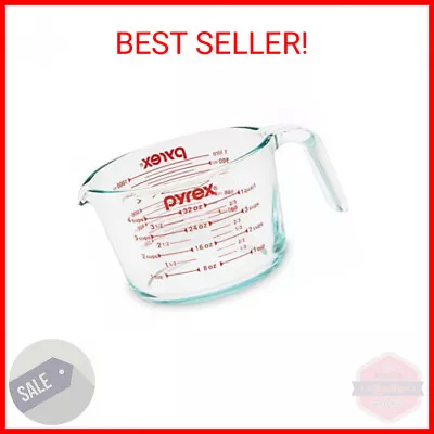 Pyrex 4-Cup Glass Measuring Cup For Baking And Cooking Dishwasher Freezer Mic • $14.10