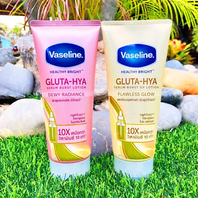 1x Set Vaseline Bright GLUTA HYA Serum Burst Lotion Dewy Radiance Flawless Glow • $27