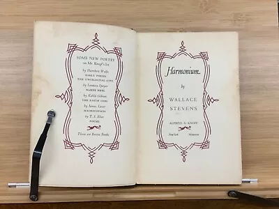 1931 Harmonium By Wallace Stevens - First Revised Edition - No DJ • $225