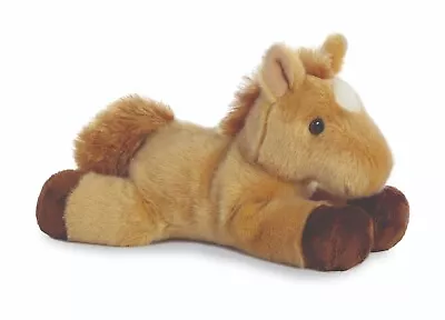 Aurora Plush Mini Flopsie Prancer Brown Horse 13298 Soft Cuddly Toy Pony Teddy • £9.99