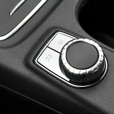 Car Center Console Multimedia Button Trim For Mercedes Benz GLA CLA A B Class • $11.64