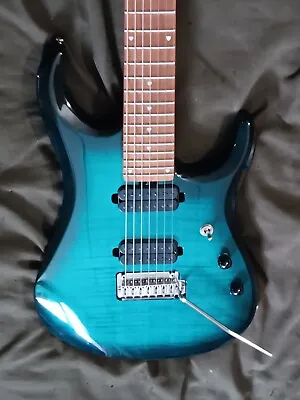 Sterling By Music Man Petrucci JP157 DiMarzio 7-String Guitar Cerulean Paradise • $803.33