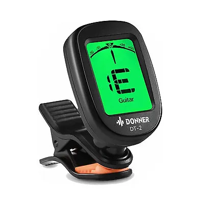 $17.99 • Buy 🎵 Donner Clip-on Tuner Accurate Chromatic Acoustic/Electric Guitar Bass Ukulele