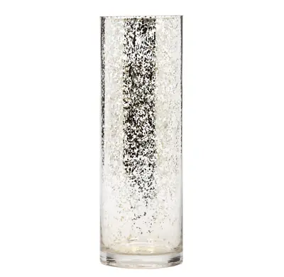 Elegant Expressions  11.75  H Glam Mercury Speckle Glass Gold Vase 1 Each • $16.98