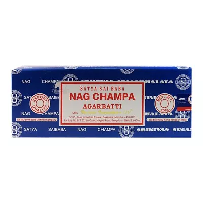 Satya Sai Baba Nag Champa 250gm Box Agarbatti Incense Sticks Hand Rolled • $13.49