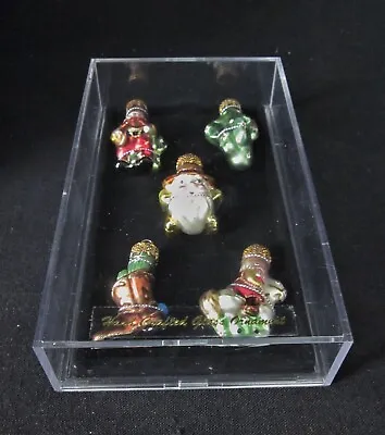 5 Southwest Theme Miniature Blown Glass Christmas Ornaments Unique Treasures-NIB • $19.99