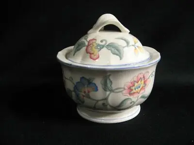 VILLEROY & BOCH ANNO 1748  DELIA  FOOTED SUGAR BOWL W/LID • $49.95