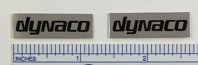 Dynaco Speaker Or Amplifier Badge Logo Emblem Silver W/Black  • $9.95