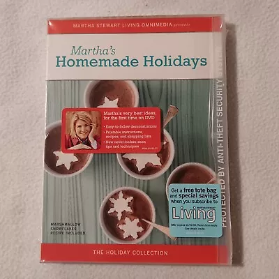 Martha Stewart Holidays: Homemade Holidays (DVD 2005) Brand New Sealed • $17
